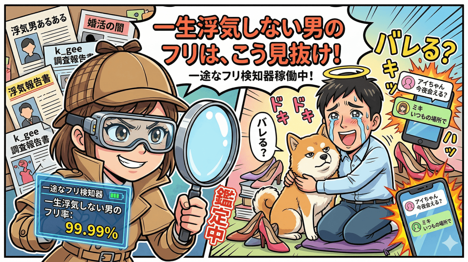 一生浮気しない男の割合は10％以下？出会って5分で見抜く12のサイン