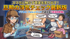 スマホに一切触れない浮気チェックで旦那を追いつめろ！発見直後の10分間に要注意