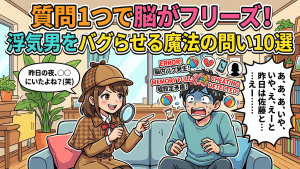 的中率98%！？浮気してるか確かめる質問10選。プロの探偵も使う「矛盾」を突くテクニック"