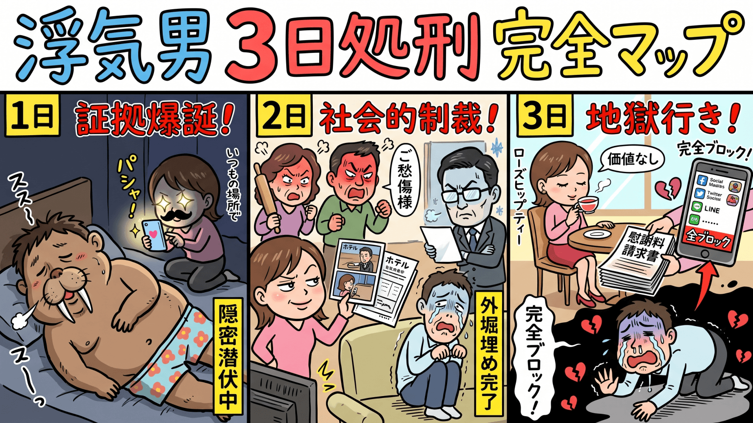 浮気した彼氏に復讐する「最短3日間」の完全ロードマップ｜証拠集めから社会的制裁までの全手順