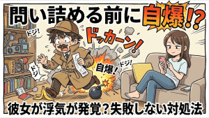 浮気彼女を問い詰める前に！証拠を確実に掴み「自爆」を避けるための全手順