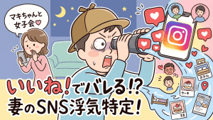 インスタの「いいね」で判明？妻の浮気をSNSの足跡から特定した3つの実録ケース