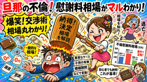 旦那の不倫慰謝料の相場一覧｜別居・離婚・子供の有無で変わる7つの基準