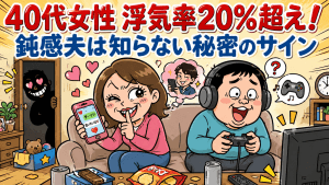 40代女性の浮気率は20%超え？夫が100%見落とす「隠れ不倫」のサイン3つ