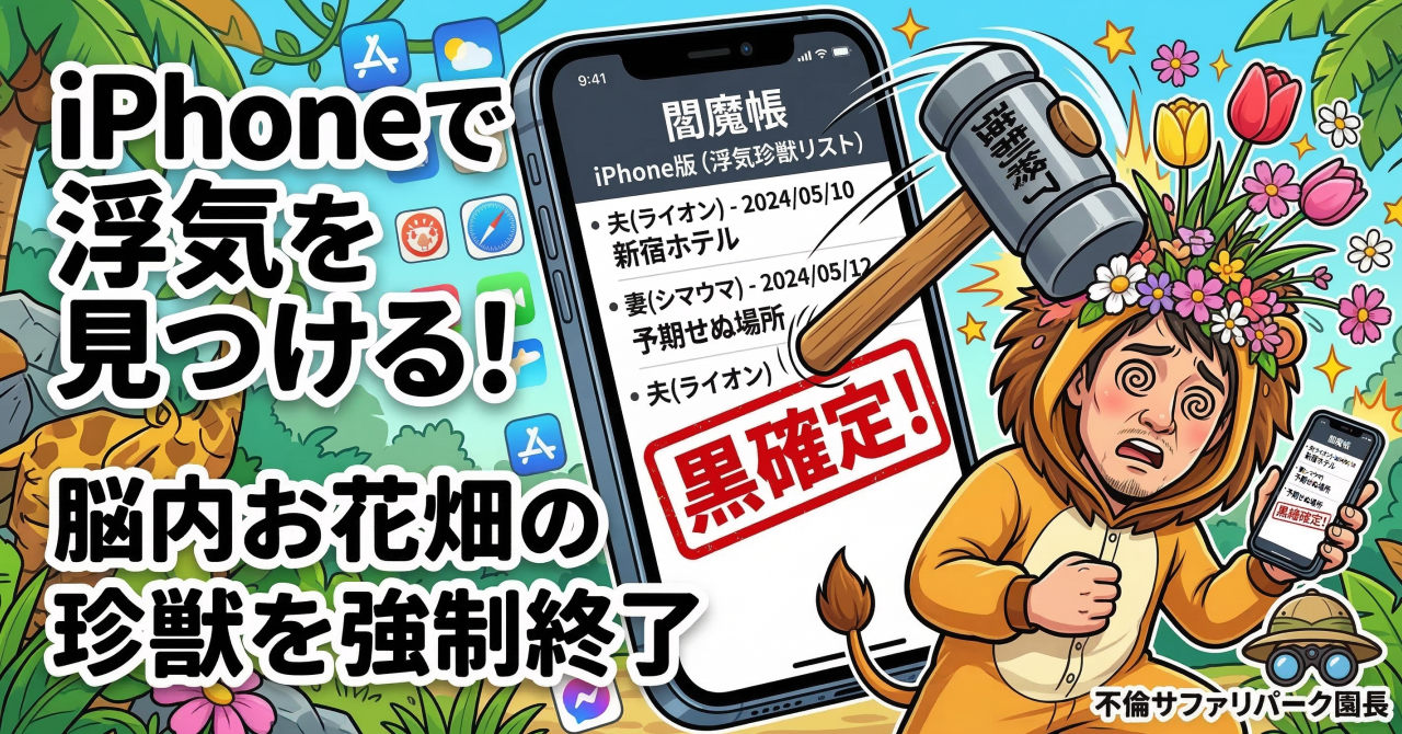 【保存版】iPhoneで浮気を見つける禁断の方法15選！脳内お花...